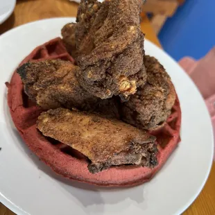 Chicken and waffles!