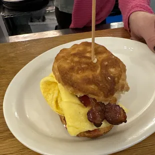 Chicken and Biscuit Sandwich