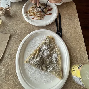 Nutella and Banana Crepe