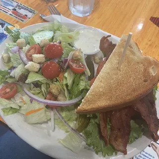 1/2 Sandwich and Salad