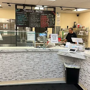the counter