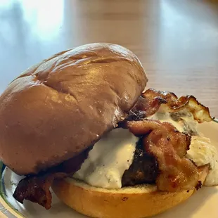 Burger of the Month! "Yer My Boy Bleu"