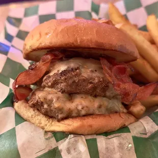 Bacon Burger Double w/ Ghost Pepper Jack