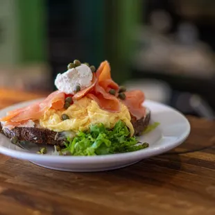 Smoked Salmon Toast