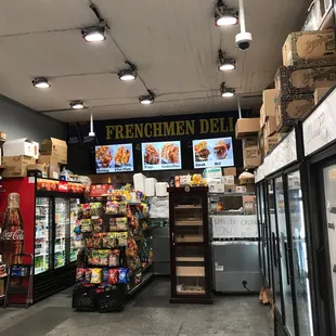 And of course catfish shrimp wings and BLT