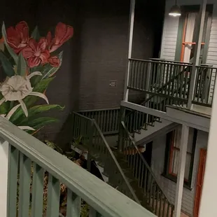 Courtyard view near room 207