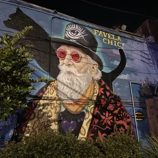 Colorful mural on the Favela Chic building in the Frenchmen Corridor (pic taken 09/26/2024)