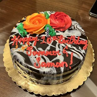 Chocolate Ganache Cake