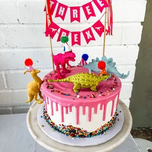 Three Rex birthday cake!