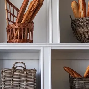 Freshly made bread, baguettes and more!
