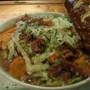 Largest portion of corned beef and cabbage I've ever had!