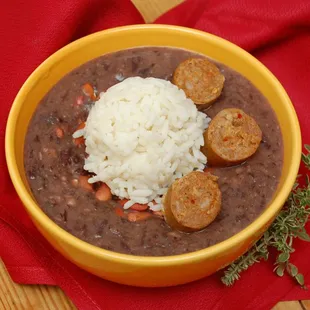 Red Beans and Rice... yup, we cook it ourselves!