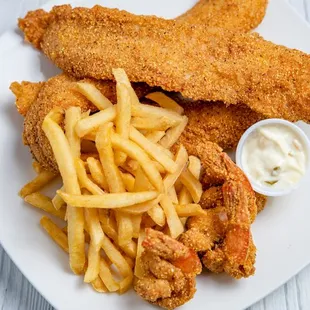 fish and chips, seafood, food, fish