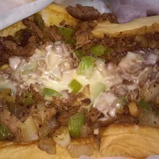 Sirloin Philly (close up)