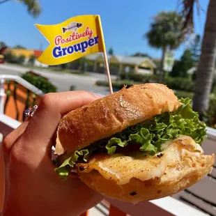 Grilled Grouper Sandwich
