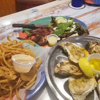 Char-Grilled Oysters*