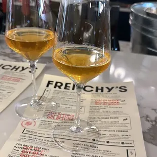 Two full pours of Finca Parera "the light white"