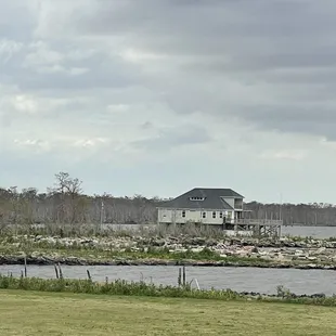 Another view - left of restaurant across the marsh.