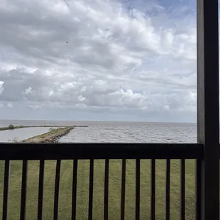 outside