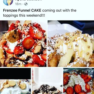 Nutter Butter, Strawberry Chocolate Chip, Chocolate Oreo and Caramel Apple