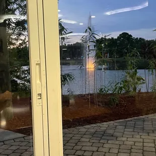 View from our table