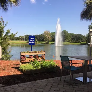 outside
