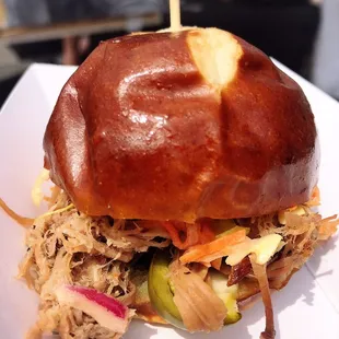 Amazingly delish pulled pork slider! You need this in your life :)