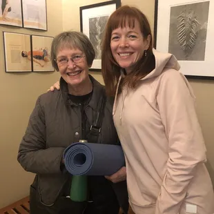 Freret Street Yoga with my niece Amy