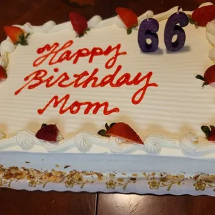 1/4 reg strawberry half banana.