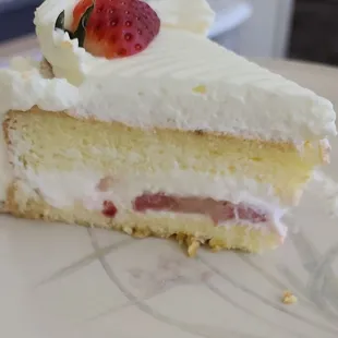Strawberry filled shortcake