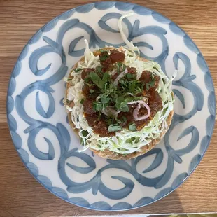 Ahi tuna tostada