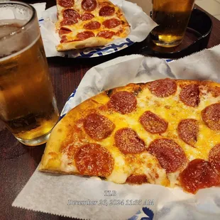 Pizza and beer