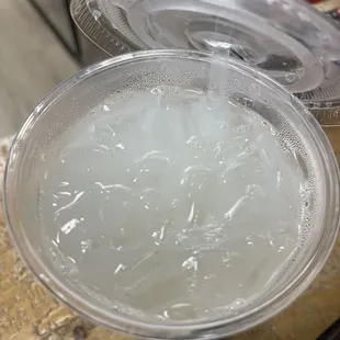 a bowl of ice