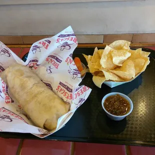 Chorizo burrito $7.50 chorizo, eggs, potatoes, cheese and veggies. What a good deal!