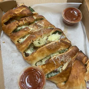 Spinach and Artichoke Stromboli