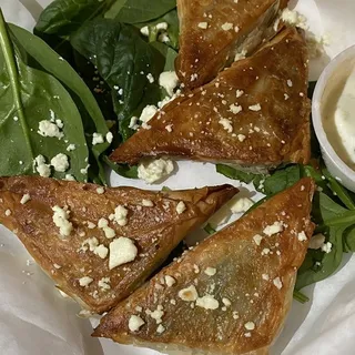 Spinach and Feta Triangles