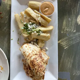 Gringa Shredded Chicken Quesadilla