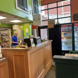 Affogato with coconut gelato