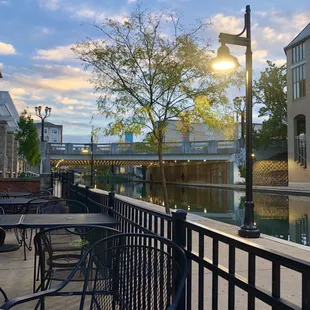 Canal view from the patio