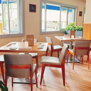 interior, sushi and sashimi