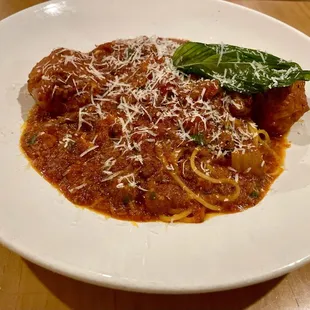 Spaghetti and Meatballs