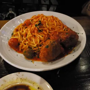 Spaghetti and Meatballs
