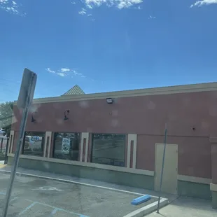 outside