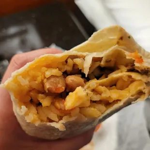 After outer layer was eaten - where&apos;s the carne asada?!?!