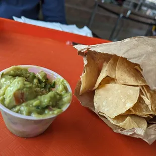 Free chips and guacamole with Yelp check in