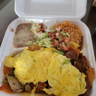 The brunch fest plate was delicious! Great customer service through the drive-thru. Will be going back for sure!!