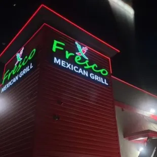The building and the logo