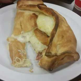 Pepperoni and Cheese Calzone