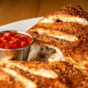 Ham and Sausage Calzone