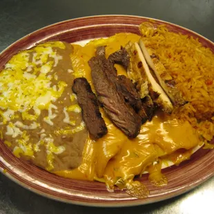 Steak Fajita Enchilada